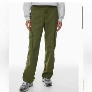 Aritzia Tna Troop Cargo Pant Green Fatigue 83374